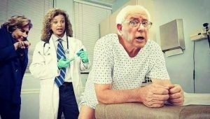bernie gets an exam