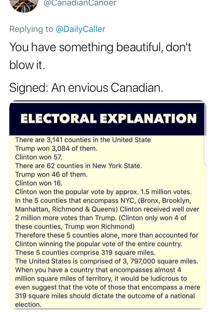 electoral explaination